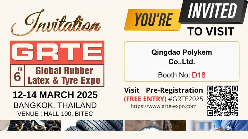 Polykem zal presenteren op de 2025 Global Rubber, Latex & Tyre Expo in Bangkok