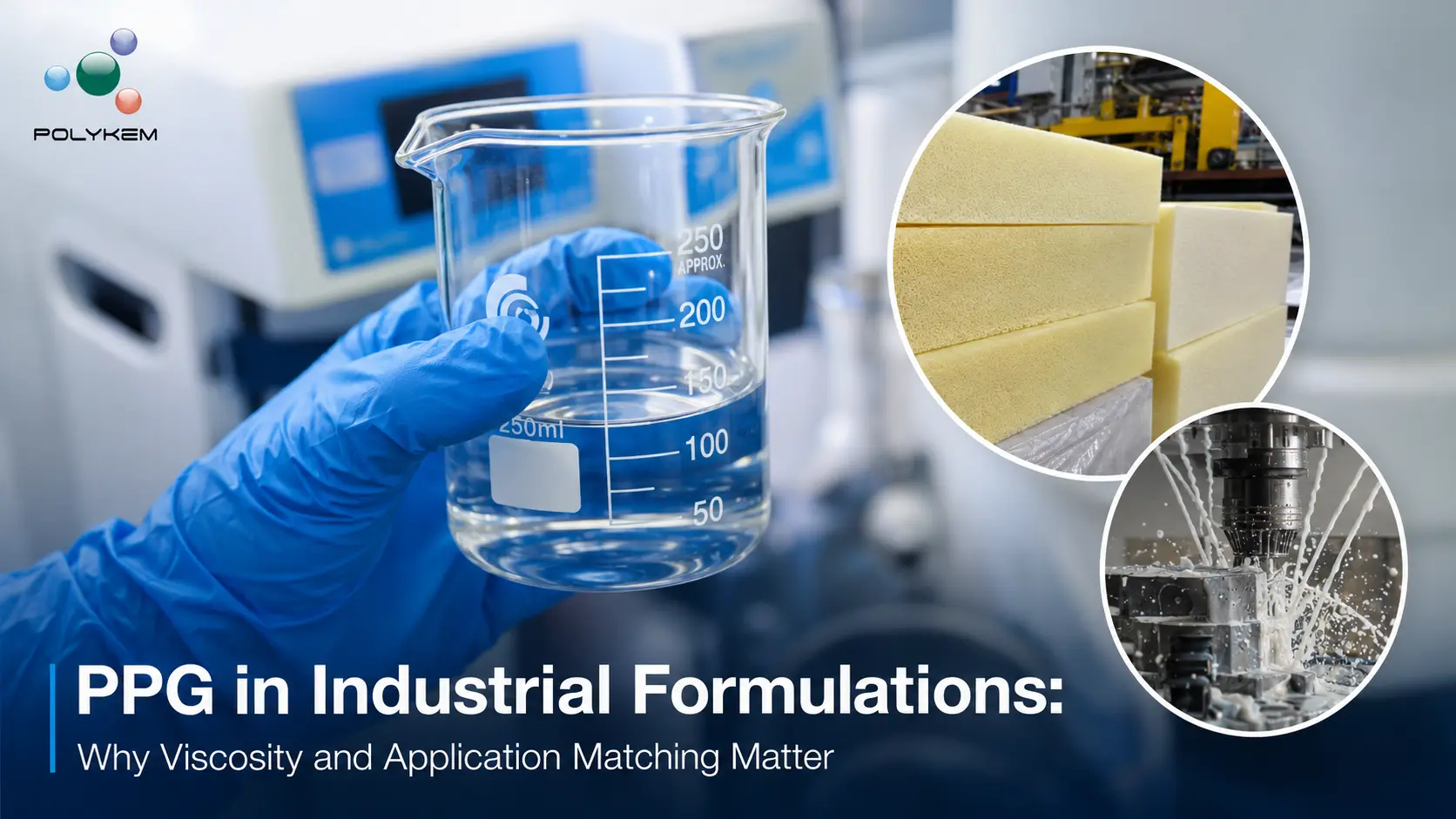 PPG in industriële formuleringen: waarom viscositeit en toepassingsmatching belangrijk zijn