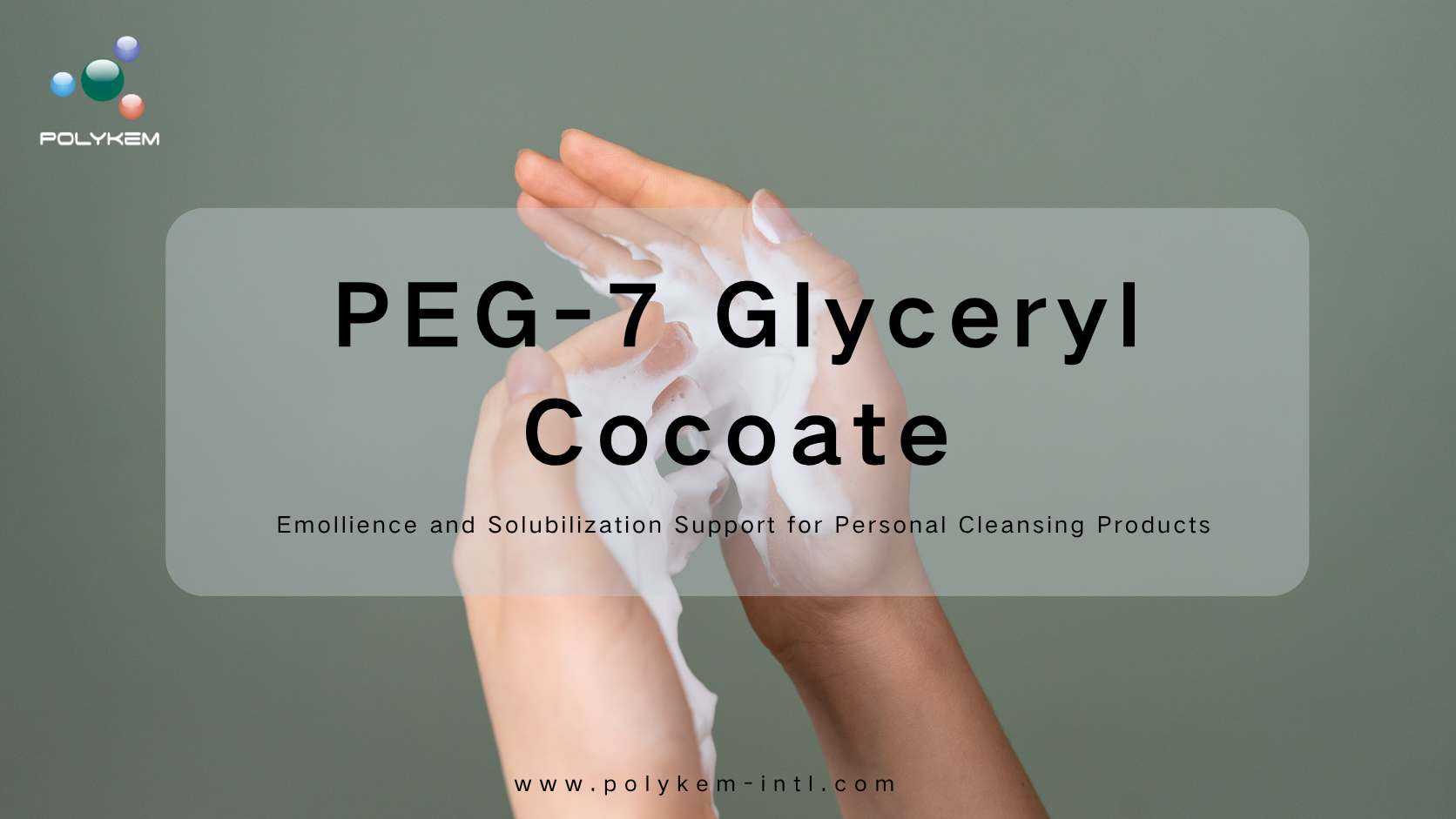 PEG-7 Glycerylcocoaat voor body wash en make-up verwijderaars