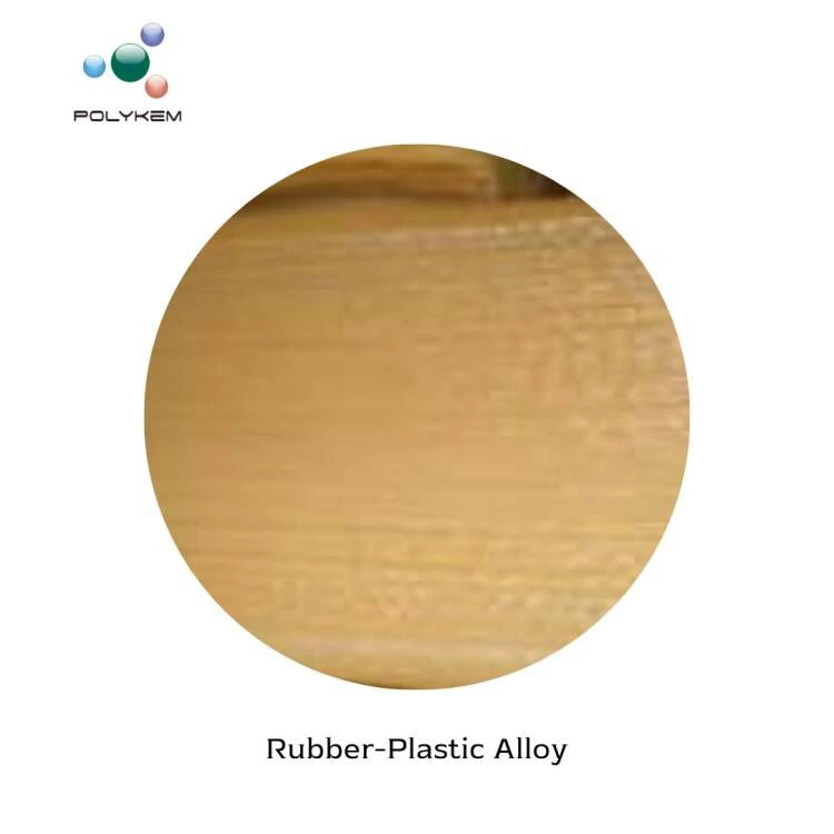 Rubber-plastic legering